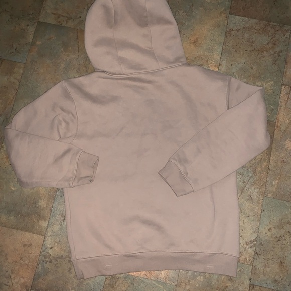 Nike Tan Sweater with Hood and Ribbed Cuffs - Picture 2 of 2